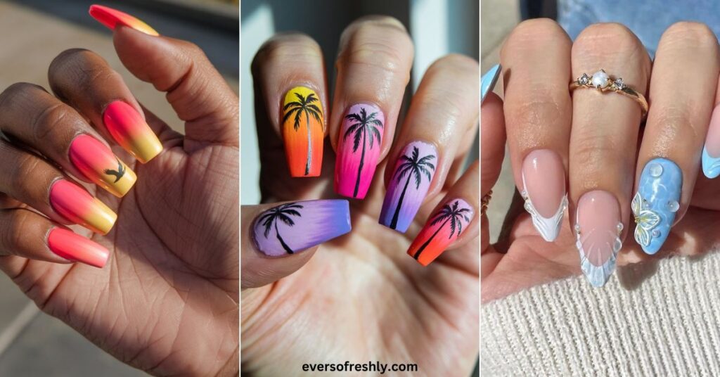 Beach Nails - Eversofreshly