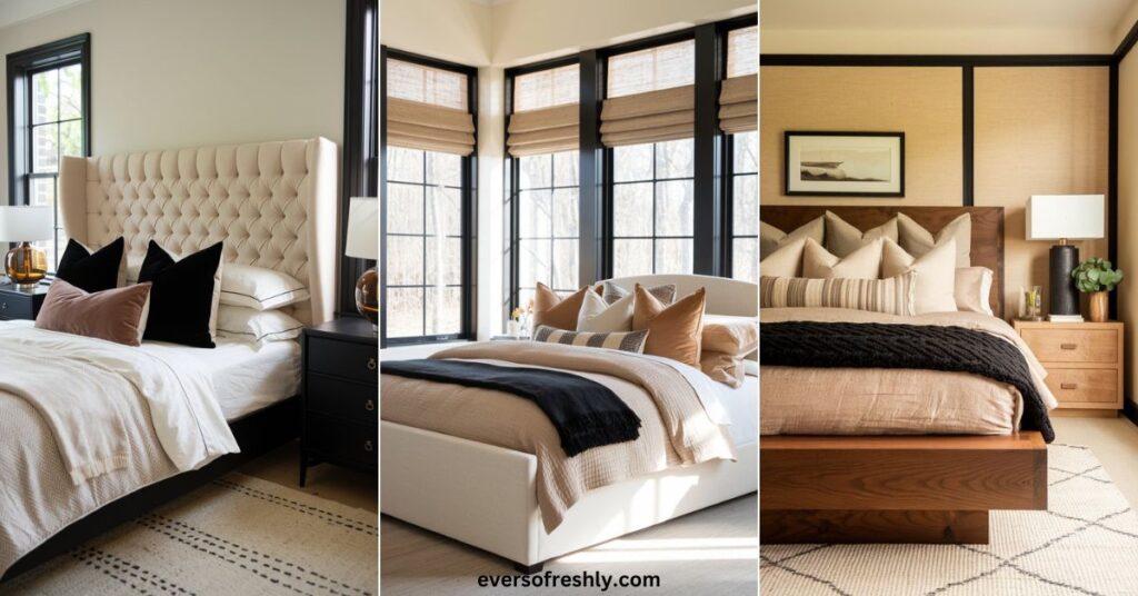 Black and Beige Bedroom Ideas - Eversofreshly