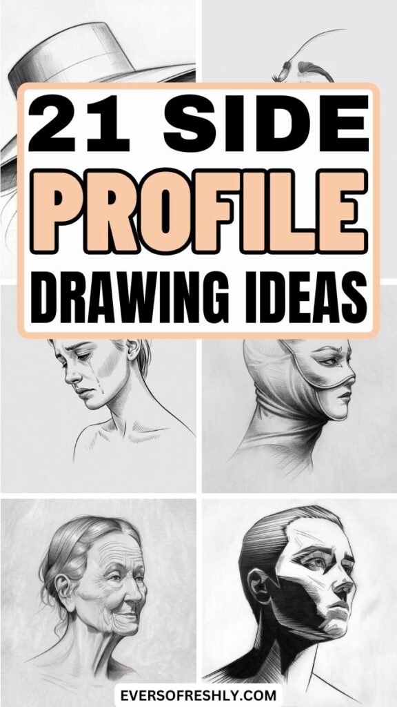 Side Profile Drawing Ideas