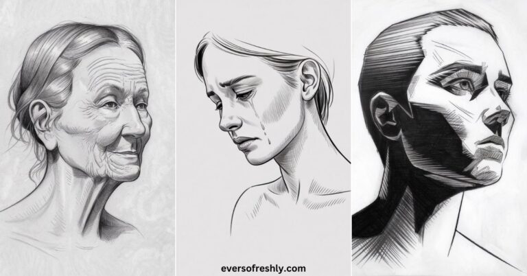 Side Profile Drawing Ideas - Eversofreshly
