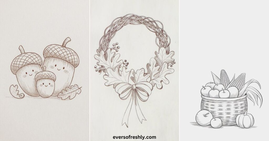 Fall Drawing Ideas - Eversofreshly