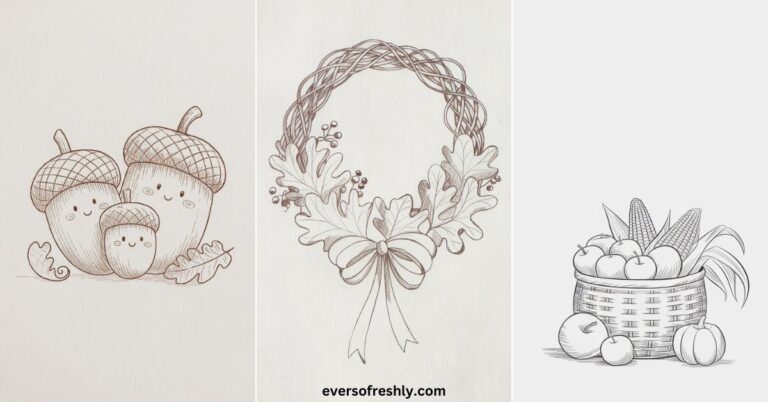 Fall Drawing Ideas - Eversofreshly
