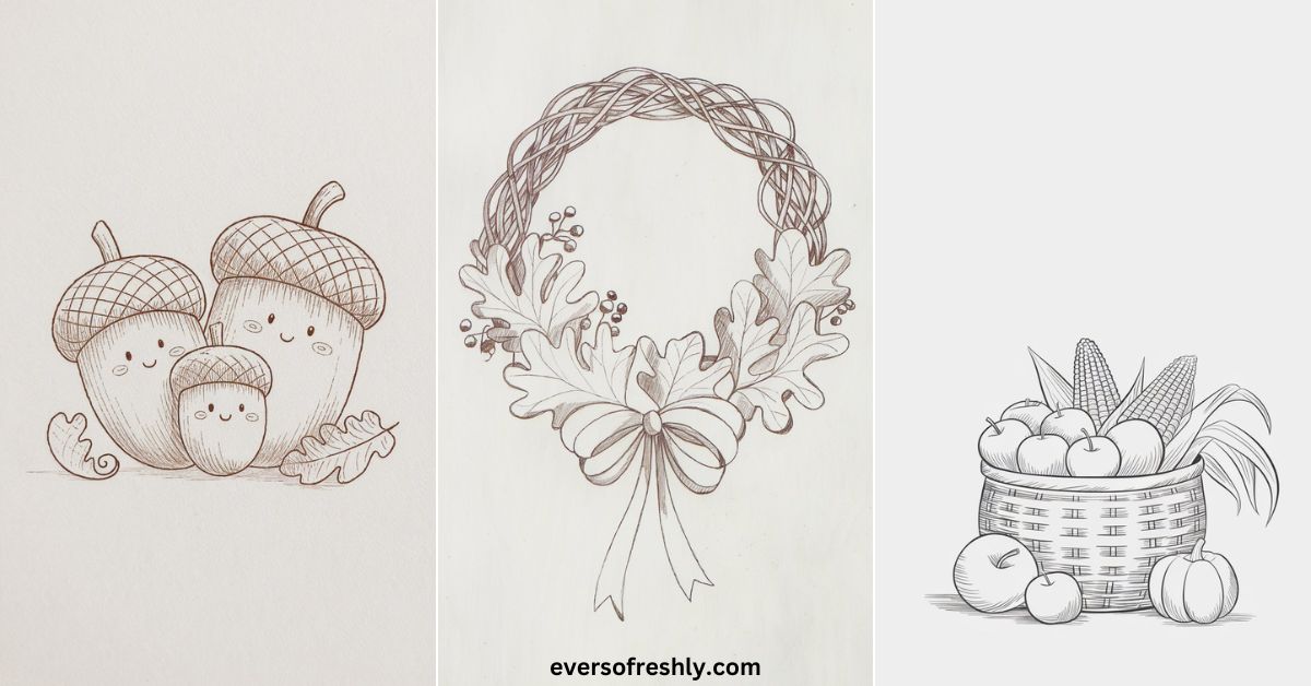 Fall Drawing Ideas - Eversofreshly