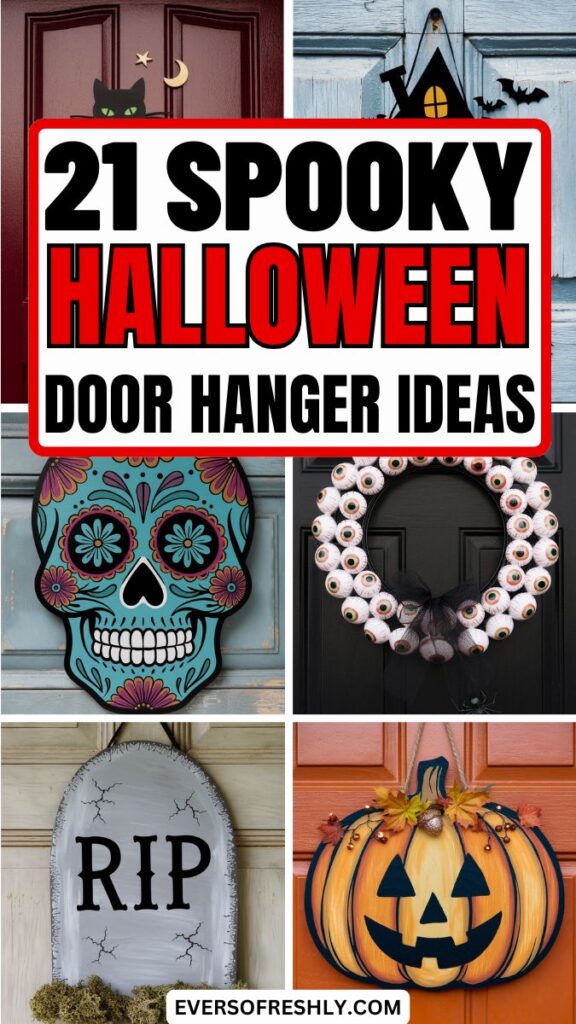 Halloween Door Hanger Ideas