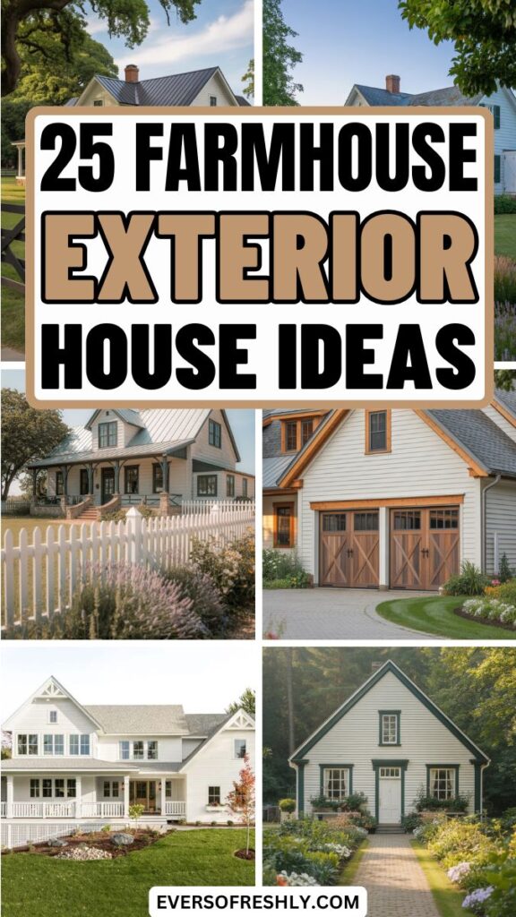 Farmhouse Exterior House Ideas
