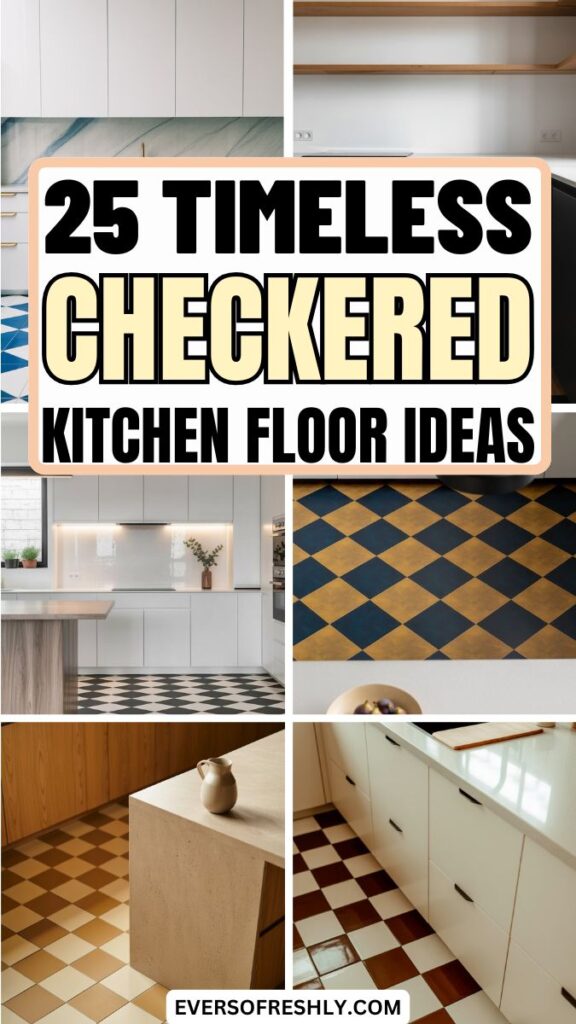 Checkered Kitchen Floor Ideas