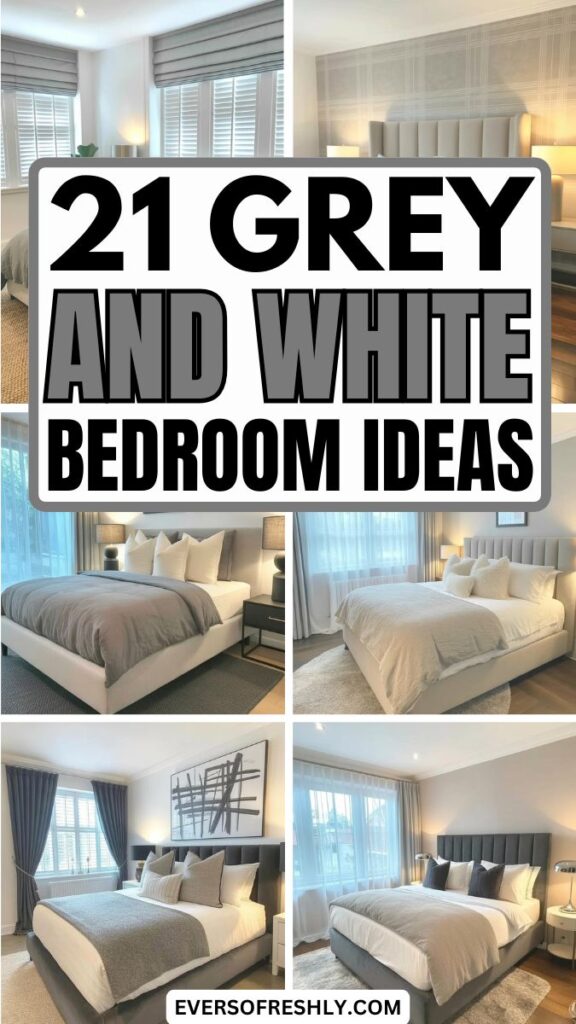 Grey and White Bedroom Ideas